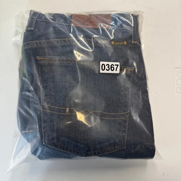 Lucky Brand Jeans Mens 34 Vintage Straight Mid Rise Dark Wash - Picture 13 of 13